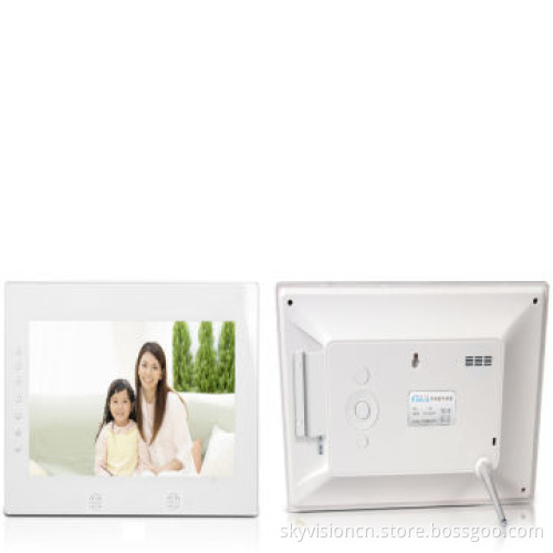 7-inch Digital Photo Frame with Front Button, Supports 1,080P, Easy to Fix on All Display Shelf